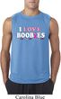 Mens Breast Cancer Shirt I Love Boobies Sleeveless Tee T-Shirt