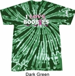 Mens Breast Cancer Shirt I Love Boobies Twist Tie Dye Tee T-shirt