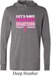 Mens Breast Cancer Shirt Motor Boating Lightweight Hoodie Tee