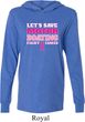 Mens Breast Cancer Shirt Motor Boating Lightweight Hoodie Tee
