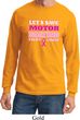 Mens Breast Cancer Shirt Motor Boating Long Sleeve Tee T-Shirt