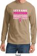 Mens Breast Cancer Shirt Motor Boating Long Sleeve Tee T-Shirt
