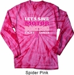 Mens Breast Cancer Shirt Motor Boating Long Sleeve Tie Dye Tee T-shirt