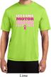 Mens Breast Cancer Shirt Motor Boating Moisture Wicking Tee T-Shirt