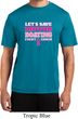 Mens Breast Cancer Shirt Motor Boating Moisture Wicking Tee T-Shirt