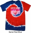 Mens Breast Cancer Shirt Motor Boating Patriotic Tie Dye Tee T-shirt