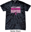 Mens Breast Cancer Shirt Motor Boating Spider Tie Dye Tee T-shirt