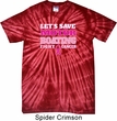 Mens Breast Cancer Shirt Motor Boating Spider Tie Dye Tee T-shirt