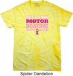 Mens Breast Cancer Shirt Motor Boating Spider Tie Dye Tee T-shirt
