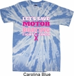 Mens Breast Cancer Shirt Motor Boating Twist Tie Dye Tee T-shirt