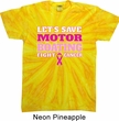 Mens Breast Cancer Shirt Motor Boating Twist Tie Dye Tee T-shirt