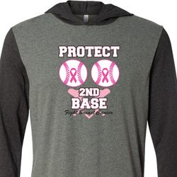 Mens Breast Cancer Shirt Protect 2nd Base Lightweight Hoodie Tee Mens Breast Cancer Shirt Protect 2nd Base Lightweight Hoodie Tee