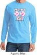 Mens Breast Cancer Shirt Protect 2nd Base Long Sleeve Tee T-Shirt