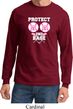 Mens Breast Cancer Shirt Protect 2nd Base Long Sleeve Tee T-Shirt