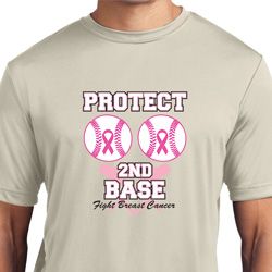 Mens Breast Cancer Shirt Protect 2nd Base Moisture Wicking Tee T-Shirt Mens Breast Cancer Shirt Protect 2nd Base Moisture Wicking Tee T-Shirt