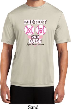 Mens Breast Cancer Shirt Protect 2nd Base Moisture Wicking Tee T-Shirt