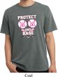 Mens Breast Cancer Shirt Protect 2nd Base Pigment Dyed Tee T-Shirt