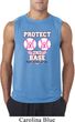 Mens Breast Cancer Shirt Protect 2nd Base Sleeveless Tee T-Shirt