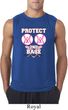 Mens Breast Cancer Shirt Protect 2nd Base Sleeveless Tee T-Shirt