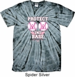 Mens Breast Cancer Shirt Protect 2nd Base Spider Tie Dye Tee T-shirt