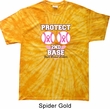 Mens Breast Cancer Shirt Protect 2nd Base Spider Tie Dye Tee T-shirt