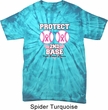 Mens Breast Cancer Shirt Protect 2nd Base Spider Tie Dye Tee T-shirt