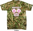 Mens Breast Cancer Shirt Protect 2nd Base Tie Dye Tee T-shirt