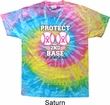 Mens Breast Cancer Shirt Protect 2nd Base Tie Dye Tee T-shirt