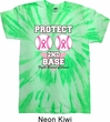 Mens Breast Cancer Shirt Protect 2nd Base Twist Tie Dye Tee T-shirt