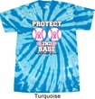 Mens Breast Cancer Shirt Protect 2nd Base Twist Tie Dye Tee T-shirt