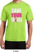 Mens Breast Cancer Shirt Save Your Tatas Moisture Wicking Tee T-Shirt