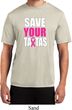 Mens Breast Cancer Shirt Save Your Tatas Moisture Wicking Tee T-Shirt