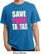 Mens Breast Cancer Shirt Save Your Tatas Pigment Dyed Tee T-Shirt