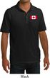 Mens Canada Polo Canadian Flag Pocket Print Pique Polo Shirt