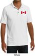 Mens Canada Polo Canadian Flag Pocket Print Pique Polo Shirt
