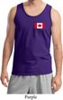 Mens Canada Tank Top Canadian Flag Pocket Print Tanktop