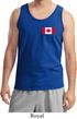 Mens Canada Tank Top Canadian Flag Pocket Print Tanktop