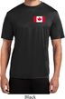 Mens Canada Tee Canadian Flag Pocket Print Dry Wicking Shirt
