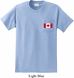 Mens Canada Tee Canadian Flag Pocket Print Pocket T-shirt