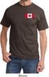 Mens Canada Tee Canadian Flag Pocket Print T-shirt