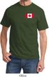 Mens Canada Tee Canadian Flag Pocket Print T-shirt