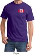 Mens Canada Tee Canadian Flag Pocket Print T-shirt