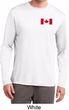 Mens Canadian Flag Pocket Print Dry Wicking Long Sleeve