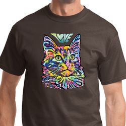 Mens Cat Tee Love Cat T-shirt