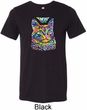 Mens Cat Tee Love Cat Tri Blend Tee