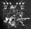 Mens "Cats Rock" T-shirt - Black