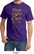 Mens Childhood Cancer Awareness Tee Hope Love Cure Shirt