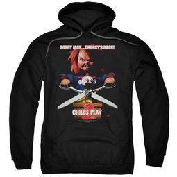 Mens CHUCKY's Back Child's Play Movie Hoodie - Black