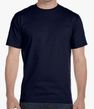 Mens Comfort Wash by Hanes Cotton T-shirt - Navy Blue