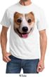 Mens Corgi Shirt Big Corgi Face Tee T-Shirt